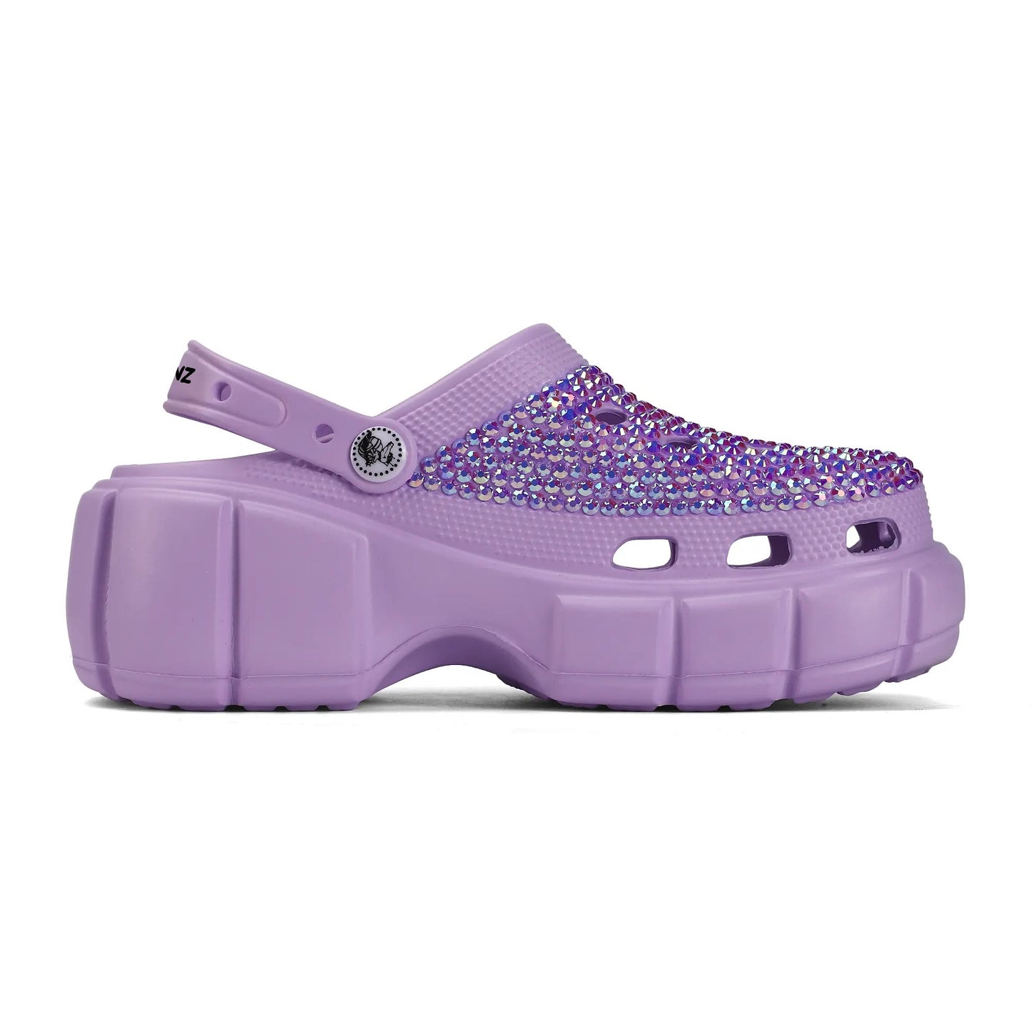 TWINZ PURPLE BLING - PLATFORM SLIDES